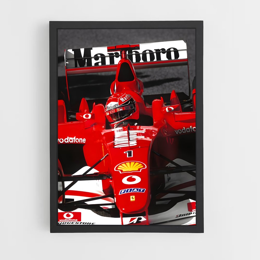 Poster Ferrari 2013 – affiche Voitures de Formule 1 (vue 2)